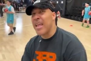 你单腿能击败乔丹?球爹:你知道我可以的 我让他一条腿是为公平
