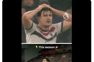 救赎!英超官方晒对比:马奎尔上赛季战利物浦踢丢绝杀,如今制胜