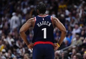 哈登上半场0助攻 个人2019年以来首次!