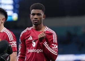 阿玛德为曼联打进的英超10球全部在下半场,创造赛事历史纪录