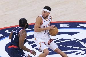  小卡缺席！ESPN预测胜率：主队快船60.8% 客队太阳39.2%