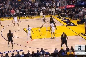  😕残阵就这么难打？残阵步行者一波10-0反超勇士！